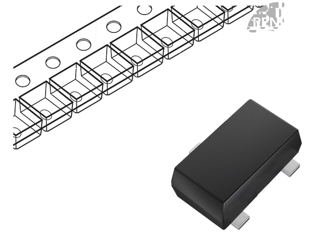 Diode: TVS netwerk; 5V; 0,24W; dubbel,gezamenlijke anode; SOT723 Diode: TVS netwerk; 5V; 0,24W; dubbel,gezamenlijke anode; SOT723